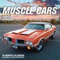 American Muscle Cars 2020 Calendar （16M WAL）