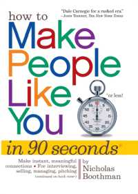 How to Make People Like You in 90 Seconds or Less [Pb]