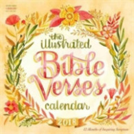 The Illustrated Bible Verses 2018 Calendar : 12 Months of Inspiring Scripture （WAL）