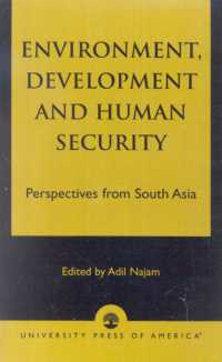 Environment, Development and Human Security : Perspectives from South Asia