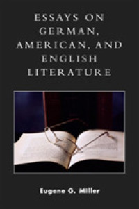 Essays on German, American and English Literature : A Philosophical and Theological Approach