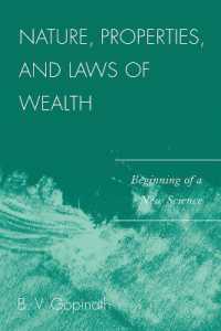 Nature, Properties and Laws of Wealth : Beginning of a New Science