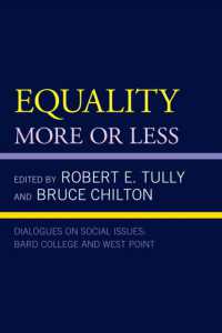 Equality : More or Less (Dialogues on Social Issues: Bard College and West Point)
