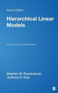 Hierarchical Linear Models : Applications and Data Analysis Methods (Advanced Quantitative Techniques in the Social Sciences) （2ND）