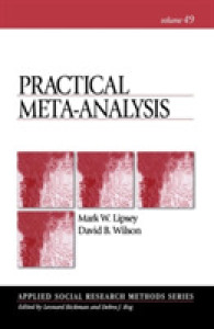 実際的メタ分析<br>Practical Meta-Analysis (Applied Social Research Methods)