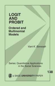 Logit and Probit : Ordered and Multinomial Models (Quantitative Applications in the Social Sciences)