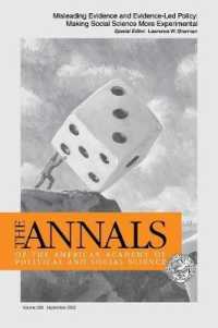 Misleading Evidence and Evidence-Led Policy: Making Social Science More Experimental (Annals of the American Academy of Political and Social Scien") 〈589〉