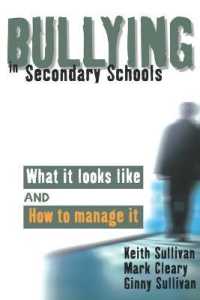 中等学校におけるいじめ<br>Bullying in Secondary Schools : What It Looks Like and How to Manage It