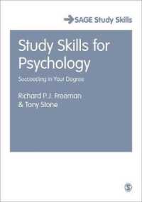 Study Skills for Psychology : Succeeding in Your Degree (Sage Study Skills Series)