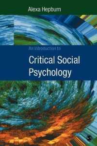 批判的社会心理学：入門<br>An Introduction to Critical Social Psychology