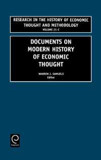 Documents on Modern History of Economic Thought (Research in the History of Economic Thought and Methodology)