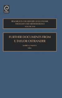 Further Documents from F. Taylor Ostrander (Research in the History of Economic Thought and Methodology)