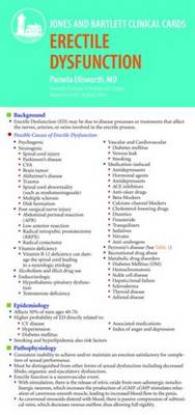 J&b Clinical Cards : Erectile Dysfunction （1 LAM CRDS）