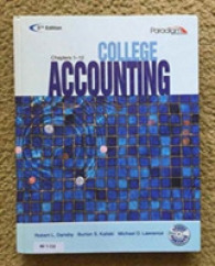 College Accounting : Text Chapters 1-12 with Study Partner Cd -- Paperback / softback （5 Revised）