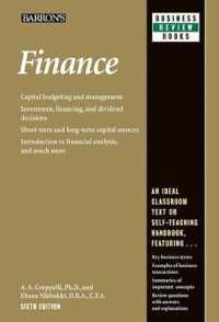 Finance (Barron's Business Review Series) （6TH）