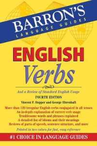 English Verbs : And a Review of Standard English Usage (Barron's Verb Series) （4 Revised）