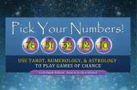 Pick Your Numbers! : Use Tarot, Numerology, and Astrology to Play Games of Chance (Tarot Kit Box Set with 81 Cards and Guide Book)