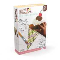 Mini Mosaics Sweets & Treats : Paint and Decorate Canvas Boards with Tumbled Glass - DIY Mixed-Media Craft Gift for Ages 6 and Up (Mini Mosaics)