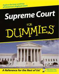 Supreme Court for Dummies (For Dummies (History, Biography & Politics))