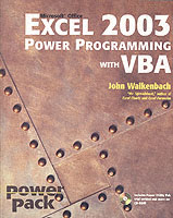 Excel 2003 Power Programming With Vba (Book & Cd-Rom)