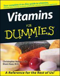 Vitamins for Dummies (For Dummies (Computer/tech))