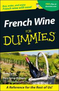 French Wines for Dummies (For Dummies (Computer/tech))