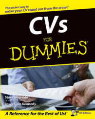 Cvs for Dummies UK Edition (For Dummies S.) -- Paperback