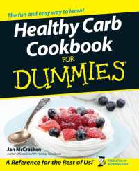 Healthy Carb Cookbook for Dummies (For Dummies (Cooking))