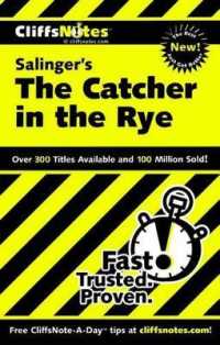 Cliffsnotes Salinger's the Catcher in the Rye