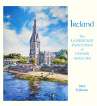 Ireland the Landscape Paintings of Conor McGuire 2019 Calendar （WAL）