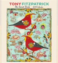 Tony Fitzpatrick - the Secret Birds 2019 Calendar （WAL）