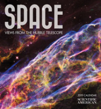 Space Views from Hubble Telescope 2019 Calendar （MIN WAL）