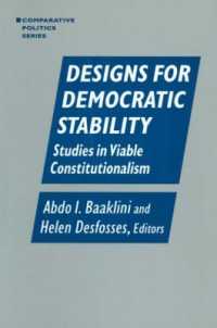 Designs for Democratic Stability : Studies in Viable Constitutionalism