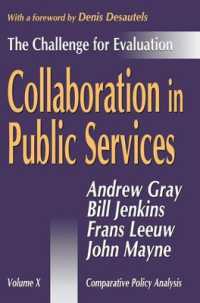 Collaboration in Public Services : The Challenge for Evaluation (Comparative Policy Evaluation)