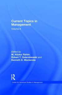 Current Topics in Management : Volume 8 (Center for Advanced Studies in Management)