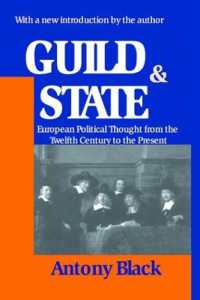 Guild and State : European Political Thought from the Twelfth Century to the Present