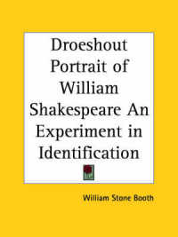 Droeshout Portrait of William Shakespeare an Experiment in Identification (1911)
