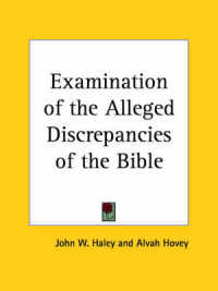 Examination of the Alleged Discrepancies of the Bible (1876)