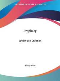 Prophecy: Jewish and Christian (1911) : Jewish & Christian