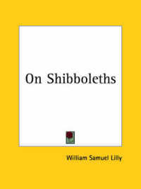 On Shibboleths (1892)
