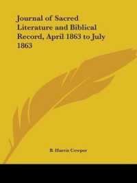Journal of Sacred Literature and Biblical Record (April 1863-July 1863)