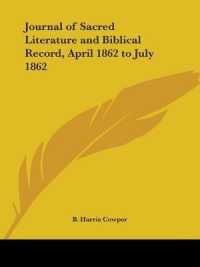 Journal of Sacred Literature and Biblical Record (April 1862-July 1862)