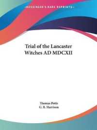 Trial of the Lancaster Witches AD Mdcxii (1929)