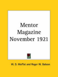 Mentor Magazine (November 1921)