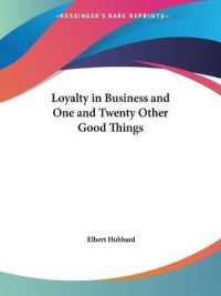 Loyalty in Business and One and Twenty Other Good Things (1921)