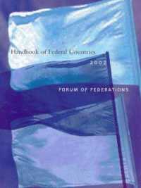 Handbook of Federal Countries, 2002 : A project of the Forum of Federations