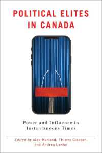 Political Elites in Canada : Power and Influence in Instantaneous Times (Communication, Strategy, and Politics)