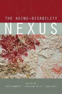 Aging-disability Nexus (Disability Culture and Politics) -- Hardback
