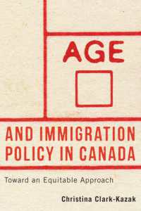 Age and Immigration Policy in Canada : Toward an Equitable Approach
