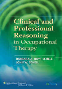 Clinical and Professional Reasoning in Occupational Therapy （1ST）